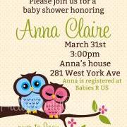 Look WHOO's Expecting BABY shower invite - YOU PrinT - boy, girl, twins